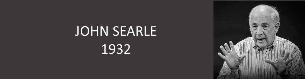JOHN SEARLE (1932)